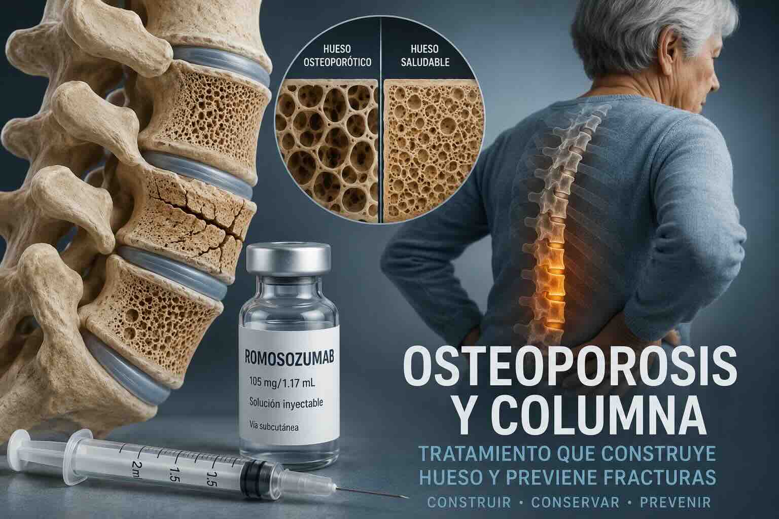 Osteoporosis y columna: el tratamiento que el neurocirujano no debería ignorar